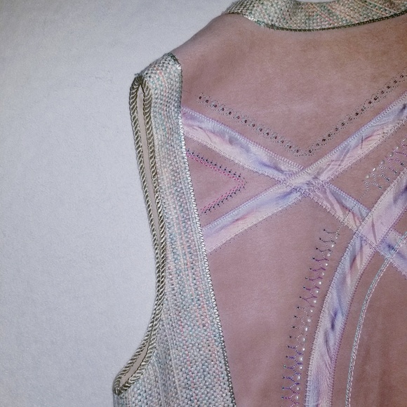 Vintage Sparkle Ruth Stonesifer Embroidered vest - Picture 6 of 6